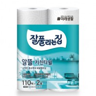 미래생활 잘풀리는집 키친타올 110매x2롤(번들포장)