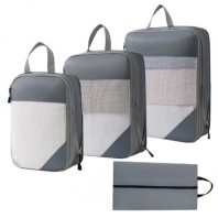 멀티 여행용 메쉬 압축 파우치 4set