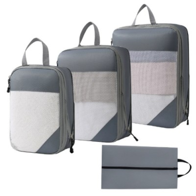 멀티 여행용 메쉬 압축 파우치 4set