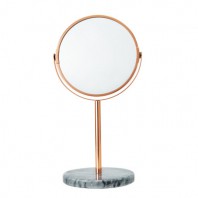 에코라이프 북유럽풍 VIP 대리석 원형 탁상 거울 CB354