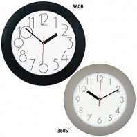 가성비 실용 와이드 원형벽시계 SI360