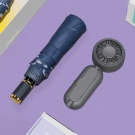 벨솔라 선물세트 썸머 수동 암막 양우산 우산애착 미니 선풍기