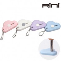 리니 RINI 구름 미니커터칼 자석안전칼(구슬줄)
