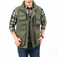 CD066 네이쳐 남성 다기능 야외 스포츠 캐주얼 낚시조끼