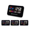 [2618] 컬러 디스플레이 음성제어 알람시계 15.5x9.5x3.9cm