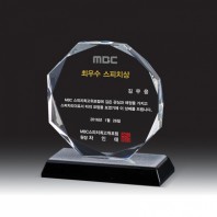 2111S 크리스탈 상패 (170*185*50mm)