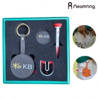 특허 올인원 골프 악세서리 네옴링 패키지세트(네옴링+에이밍 높이조절 골프티)