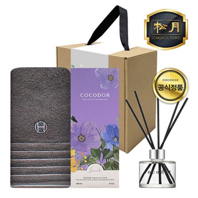 송월 프리미엄 디퓨저세트 (호텔 필라라인40 1매 + 코코도르 200ml 1개)