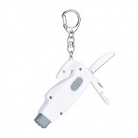 CI365 에코라이프 다기능 휴대용 키링 안전망치 안전벨트절단기