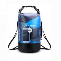 CI334 네이쳐 유즈풀 투명 PVC 수영 래프팅 방수 드라이백 20L