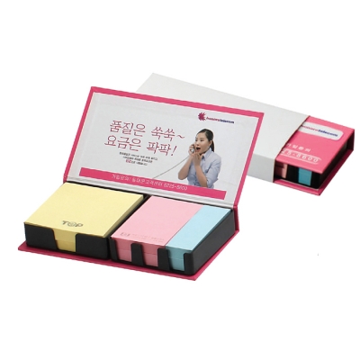 양장메모함(대) 3색형 200매