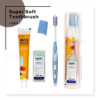 니치 슈퍼소프트캡칫솔 페리오치약 치간 슬림모 구강세트