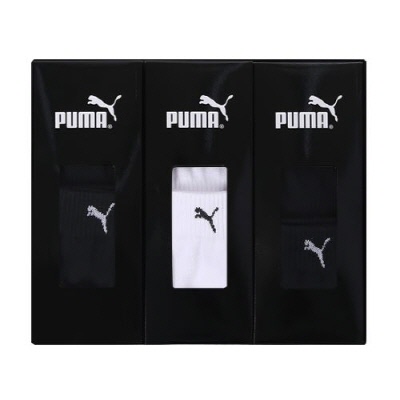 [퓨마] 남성 캐쥬얼 겸용 스포츠 중목양말 3족세트