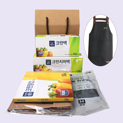 크린백 크린장갑 주방용품 5종세트