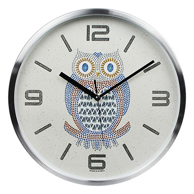 340 알미늄부엉이벽시계