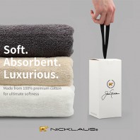 잭니클라우스 프리미엄 호텔수건 200g (국산) 1P 기프트패키지