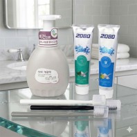 핸드워시 아이깨끗해 프리미엄 클린 비건 450ml 애경 2080 퓨어치약 칫솔 6종세트