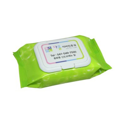 녹색나라 물방울연두캡형 물티슈(30매)