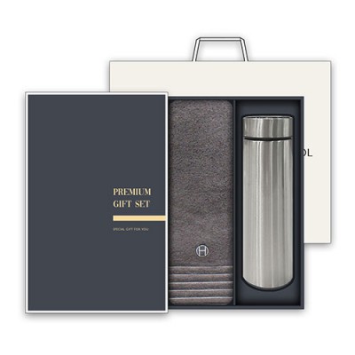 송월 프리미엄 텀블러세트 (호텔 필라라인40 1매 + 스마트텀블러 500ml 1개)
