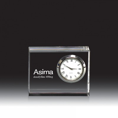 3123 크리스탈 시계 (80*60*30mm)