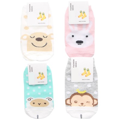 애니멀 어린이 발목양말 5P세트 K9