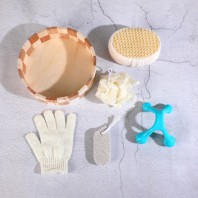 CH307 클린바스 베스트 원목 선물용 힐링 목욕 세트 Q