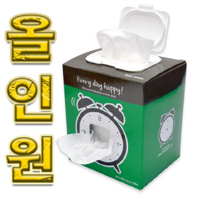 기성광고 콤보티슈 (물티슈 30매+넵킨지(엠보) 100매)