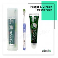 M케이스 파스텔클린미세모 페리오100g 칫솔치약세트