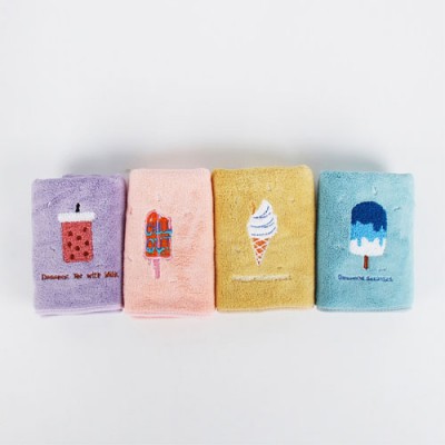 로페리아 산호양털 디저트 자수 타올(35x75)(0217604)