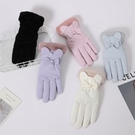 로페리아 귀여운 곰돌이 리본 장갑(0216620)