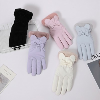 로페리아 귀여운 곰돌이 리본 장갑(0216620)
