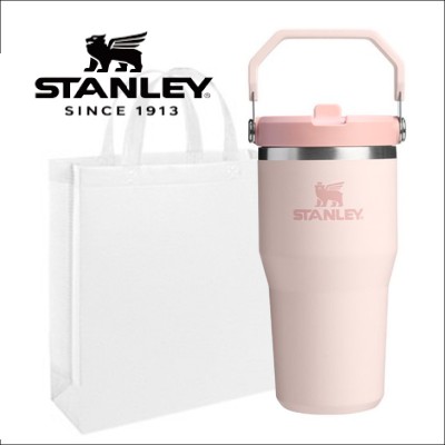 [스탠리] 클래식 아이스플로우 플립스트로 텀블러 2.0 591ml + 부직포가방