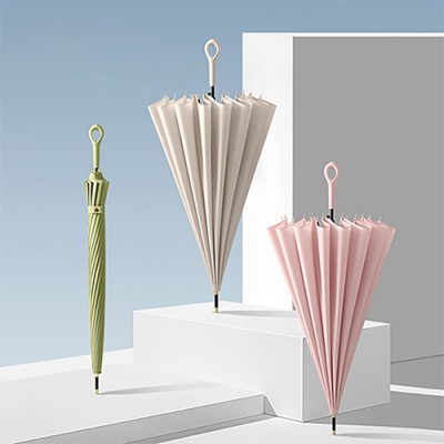 플로비아 고리 손잡이형 데일리 장우산