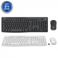 로지텍 코리아 정품 무소음 무선 키보드 마우스 콤보 MK295