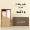 협립눈꽃타월타월+로하스머그컵1P-세트