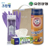 친환경스위트홈세트68호(암앤해머베이킹소다+크린랩크린백+레이스고무장갑)