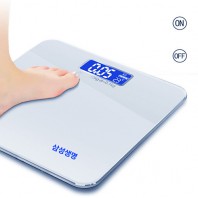 강화유리 디지털 체중계 전자식 저울 초경량 답례품