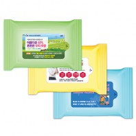 파스텔 3종 랜덤(유광)물향기 물티슈(5매/10매/15매/20매)
