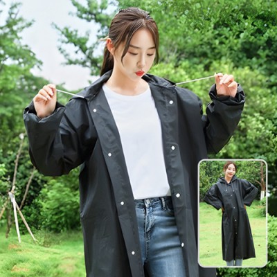 튼튼한 남녀공용 레인코트 우비