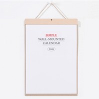 자작나무 우드스틱 벽걸이달력(심플)