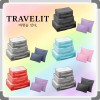 트래블잇 내맘대로 8컬러 믹스 여행용파우치 5종세트 캐리어정리 실속구성5P
