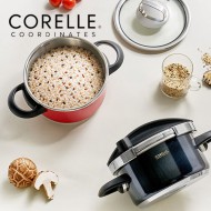 코렐_코디네이츠 원터치 압력밥솥 2IN1 (네이비펄/레드펄)