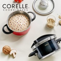 코렐_코디네이츠 원터치 압력밥솥 2IN1 (네이비펄/레드펄)