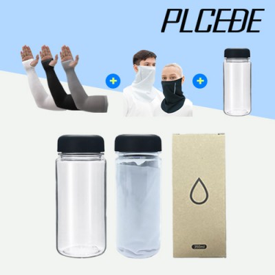 플씨드 투밴드 손쿨토시 + 귀걸이형 에어 스포츠 멀티스카프 + 보틀350ml 3종 세트