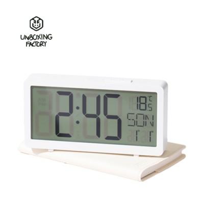 언박싱팩토리_스마트 대형 LCD 탁상시계