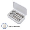 (0190176) 로페리아 손톱깎이4종세트【D/타입】스텐/마그네틱 케이스_광목파우치 복주머니 포함