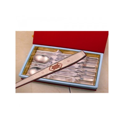 [373] 거북 칼라레이저 수저 2벌