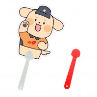 소방관 일구 팬시 (2컬러) 자유형 부채 150파이~190파이