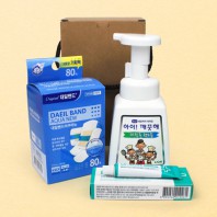 대용량 아쿠아 방수밴드 혼합 80매  주방전용 아이깨끗해 3종세트