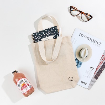 [국내제작] 코튼앤코 커스텀 세로형 자석 에코백(23x30x8)